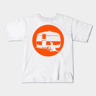 ALL YOU NEED A DOG A CARAVAN ORANGE Kids T-Shirt